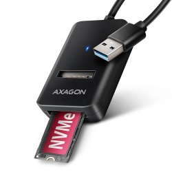 Adapter Gen 2 M.2 NVMe/SATA SSD AMD2-AM USB-A