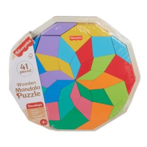 Tr� Mandala Puslespil