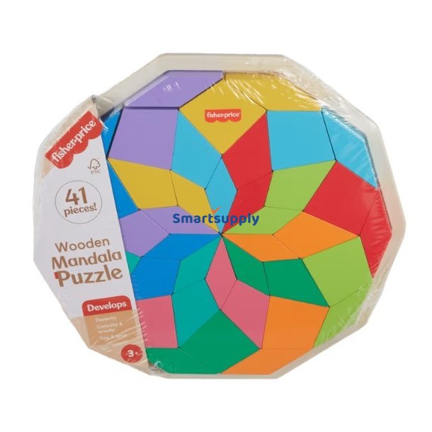 Tr� Mandala Puslespil