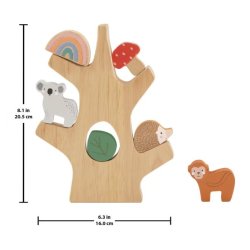 Tr� Drewniane tr� s�t af klodser