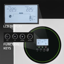 Solcelleinverter Off Grid 3500W 100A 24V MPPT BMS