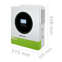 Solcelleinverter Off Grid 3500W 100A 24V MPPT BMS