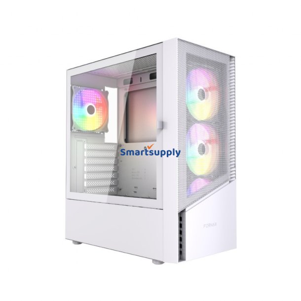 PC kabinet Midi Tower Fornax 4300 ATX hvid