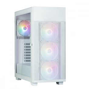 ZALMAN S5 NEO Hvid ATX Mid Tower FRGB Bl�ser x4