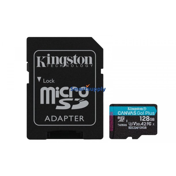 microSD 128GB CanvasGo! Plus 200MB/s A2 U3 V30 + adapter