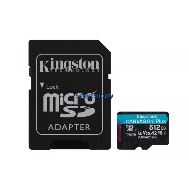 microSD 64GB CanvasGo! Plus 200MB/s A2 U3 V30 + adapter