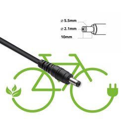 Oplader til ebike 36V 42V 2A 5.5x2.1