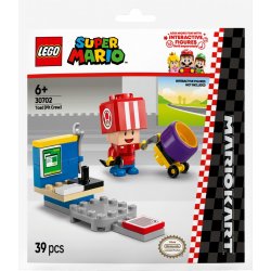 Bricks Super Mario 30702 Mario Kart - Toad (Pit Crew)