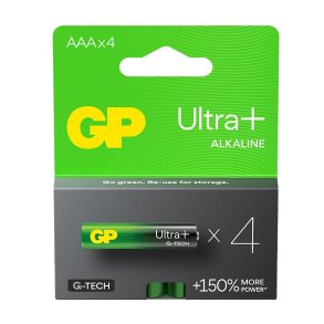 Alkaline batterier LR03 /AAA GP ULTRA+ 4stk.