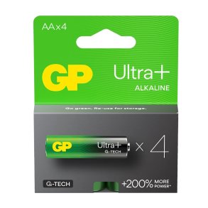 Alkaline batterier LR6/ AA GP ULTRA+ 4STK.