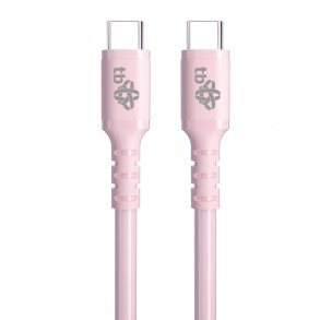 USB C - USB C 60W gel� kabel 1m pink