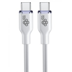 USB C - USB C 60W Glamour kabel 1.5m hvid