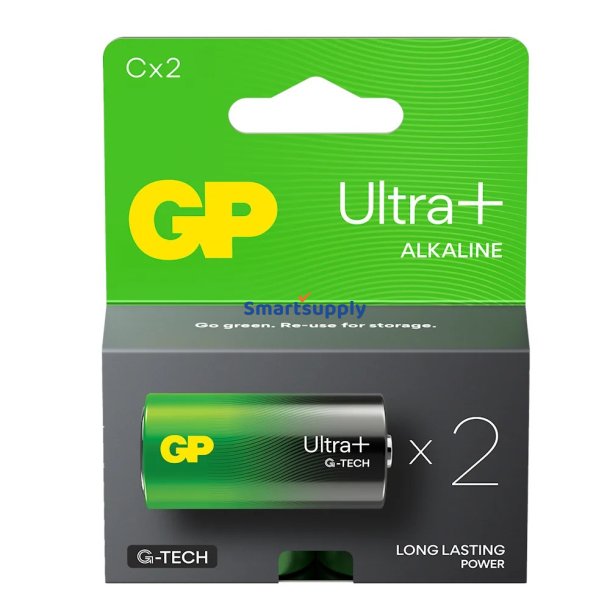 ALKALINE BATTERI LR14/C GP ULTRA+ 1STK.