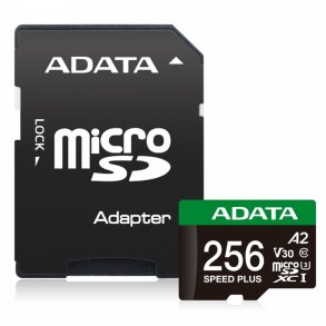 microSD Speed Plus kort 256GB UHS1 U3 V30 A2 180/160 MB/s