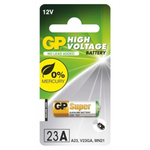BILFJERNBETJENING BATTERI GP 2 3A MN21