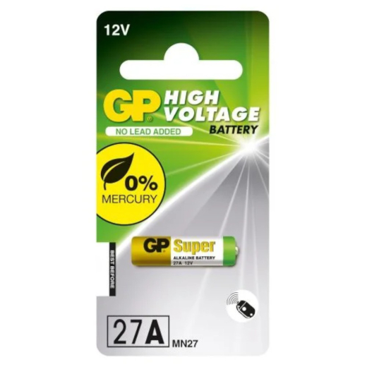 BILFJERNBETJENING BATTERI GP 2 7A MN27