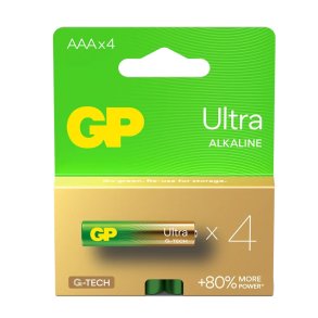ALKALINE BATTERIER LR03 /AAA GP ULTRA 4STK.