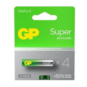 ALKALINE BATTERIER LR03 /SSS GP SUPER 4STK.