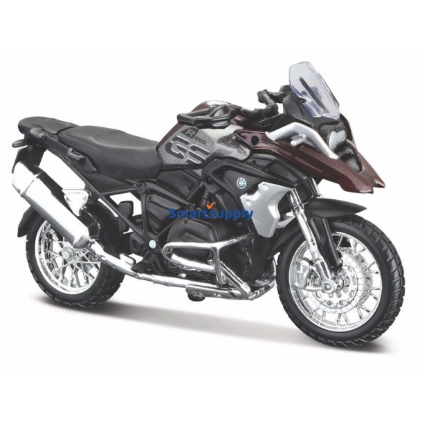 Metal model BMW R 1200 GS 2017 med stativ 1/18