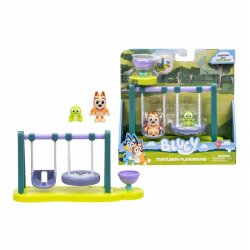 Bluey S�t med figurer, gule og gynge