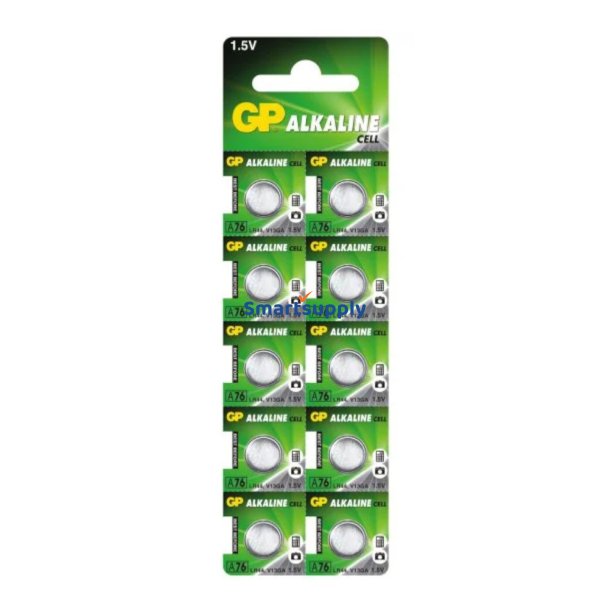 ALKALINE BATTERIER MINI GP A76/G13/LR44/157