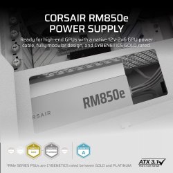 PSU RM850e HVID 80+GOLD F.MODULAR ATX3.1