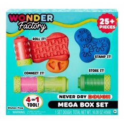 Plastic mass Wonder Factory Never Dry Dough Mega Box Set