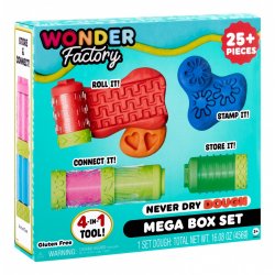 Plastic mass Wonder Factory Never Dry Dough Mega Box Set