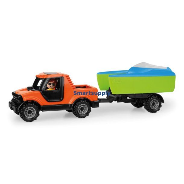 Set Truckies Pickup med Boaties trailer
