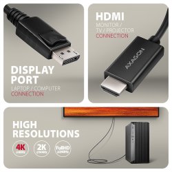 RVD-HI20C2 adapter aktiv DP - HDMI 4K 60Hz