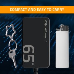 Oplader 65W PD 5V 20V 3.25A USB C 3.1