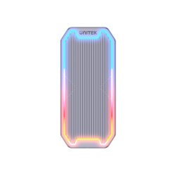 M.2 NMVe/SATA kabinet, 10 Gbps, RGB; S1210B