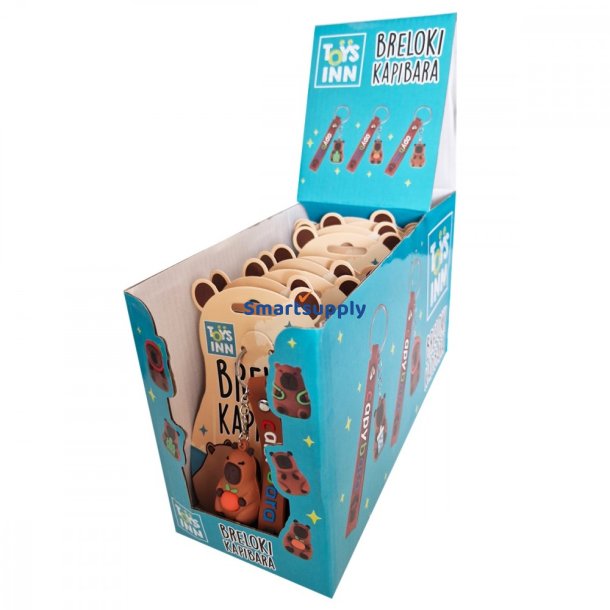 Capibara n�glering mix Display 12 stk.