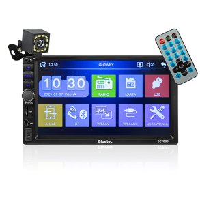 Bilradio BC9000 2DIN 7 cali RDS USB microSD 4x50W bakkamera