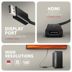 RVD-HI20N Adapter aktiv DP - HDMI 4K/60Hz