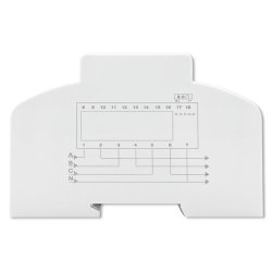 Tres fase elektronisk m�ler DIN-skinne 400V 100