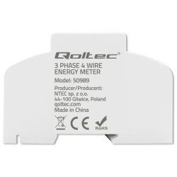 Tres fase elektronisk m�ler DIN-skinne 400V 100