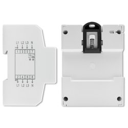 Tres fase elektronisk m�ler DIN-skinne 400V 100