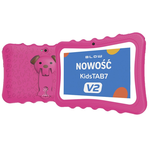 Tablet KidsTAB7 V2 4/32GB pink cover kamera 2MP