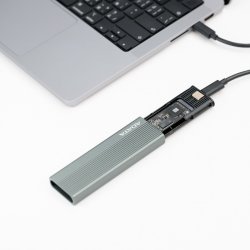 Ekstern SSD M.2 kabinet EC680 USB3.2C 10Gbps