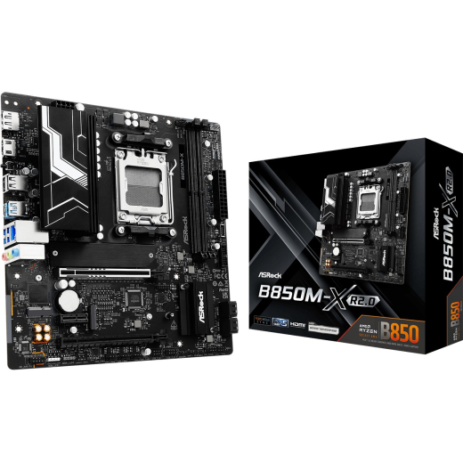 Motherboard B850M-X R2.0 AM5 2DDR5 M.2 USBC mATX