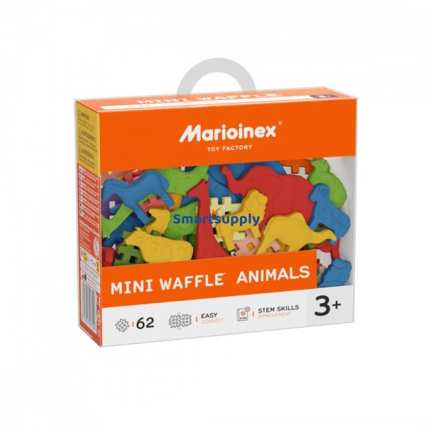 Blocks Mini Vaffel - Dyr 62 dele