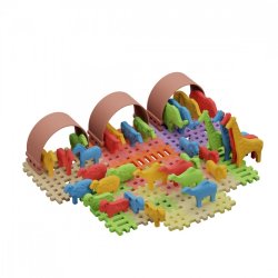 Blocks Mini Vaffel - Dyr 62 dele