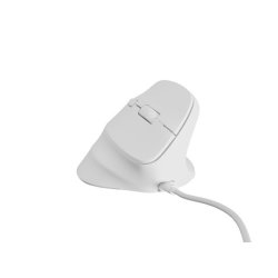 Vertikal mus CRAKE 2 PRO 128000DPI optisk hvid