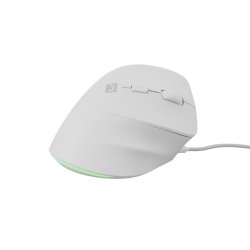 Vertikal mus CRAKE 2 PRO 128000DPI optisk hvid