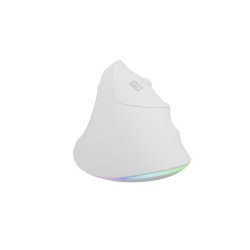 Vertikal mus CRAKE 2 PRO 128000DPI optisk hvid