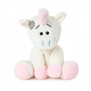 Mascot Den bl� n�ses ven - Unicorn Abra