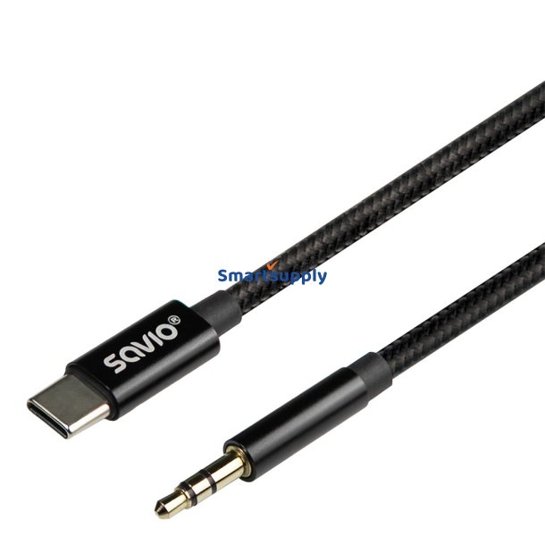 USB-C til mini-Jack kabel SAVIO