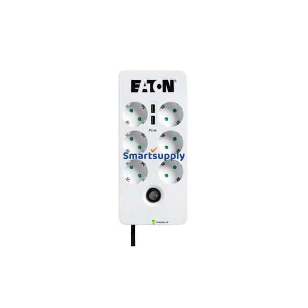 Beskyttelsesboks 6 USB DIN