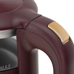 Kedel 1,7 l LED-display, temperaturkontrol AD 1305 burgunder